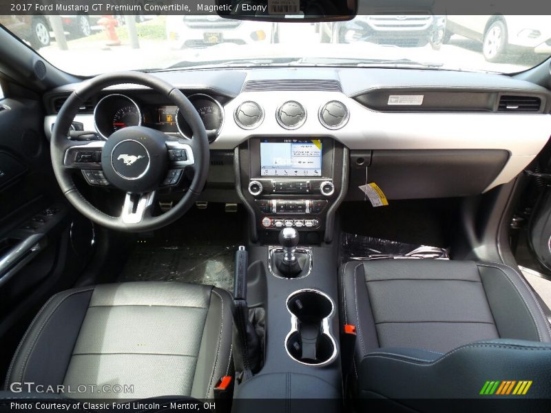 Magnetic / Ebony 2017 Ford Mustang GT Premium Convertible