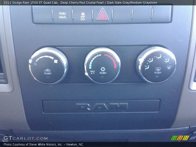 Deep Cherry Red Crystal Pearl / Dark Slate Gray/Medium Graystone 2012 Dodge Ram 1500 ST Quad Cab