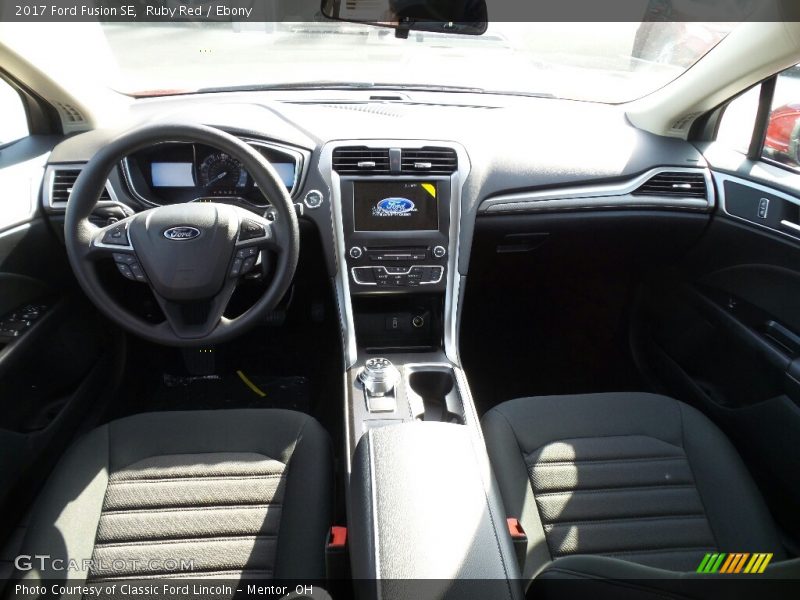 Ruby Red / Ebony 2017 Ford Fusion SE