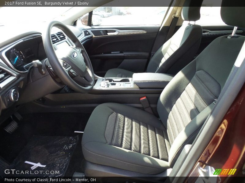 Burgundy Velvet / Ebony 2017 Ford Fusion SE