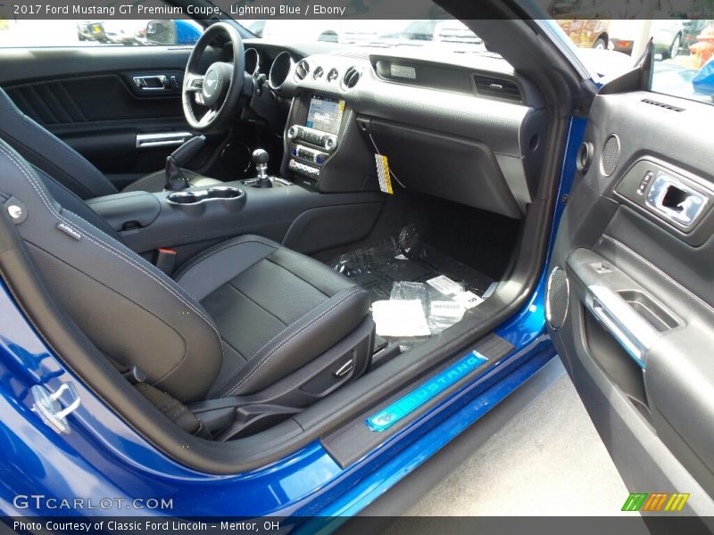 Lightning Blue / Ebony 2017 Ford Mustang GT Premium Coupe