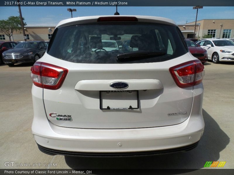 White Platinum / Medium Light Stone 2017 Ford C-Max Energi Titanium