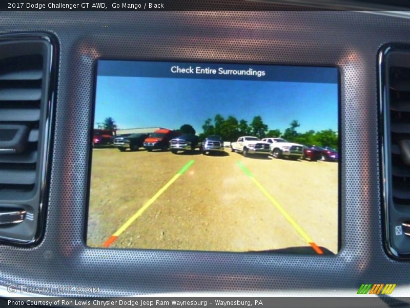 Go Mango / Black 2017 Dodge Challenger GT AWD
