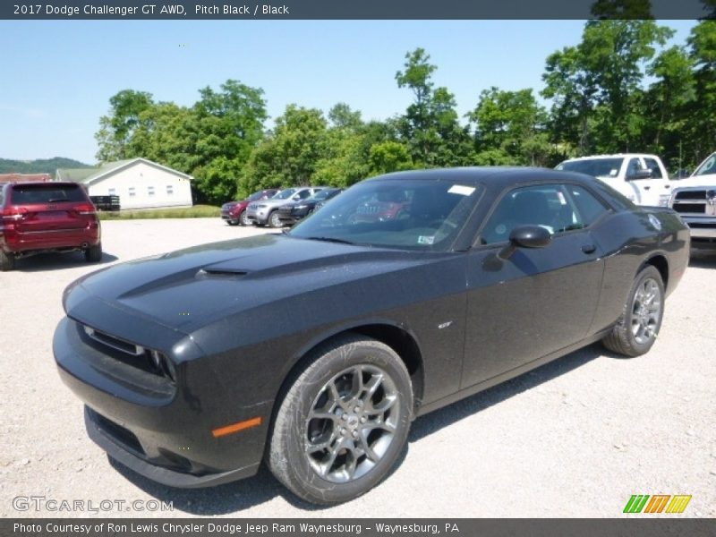 Pitch Black / Black 2017 Dodge Challenger GT AWD