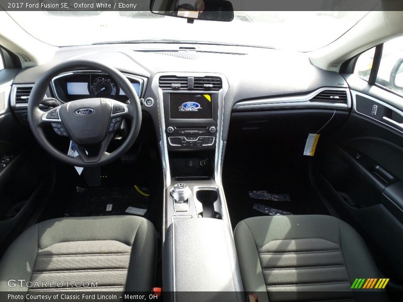 Oxford White / Ebony 2017 Ford Fusion SE