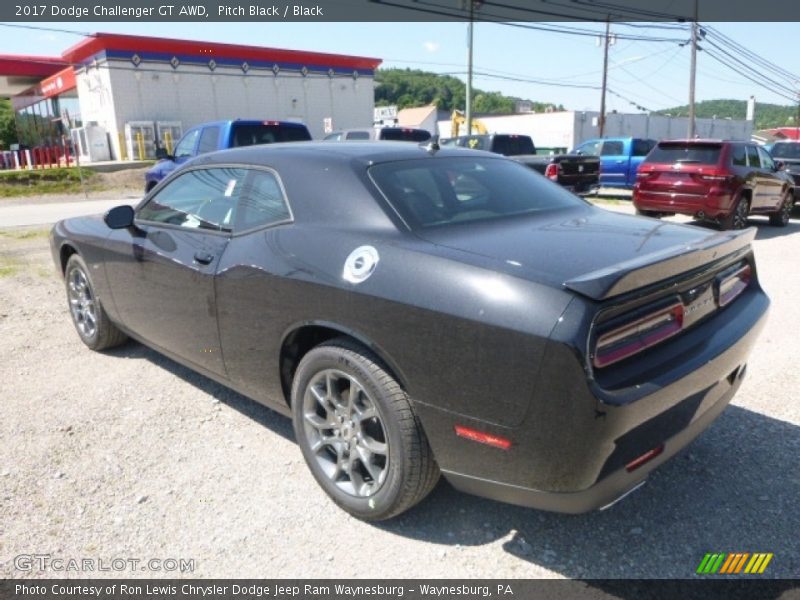 Pitch Black / Black 2017 Dodge Challenger GT AWD