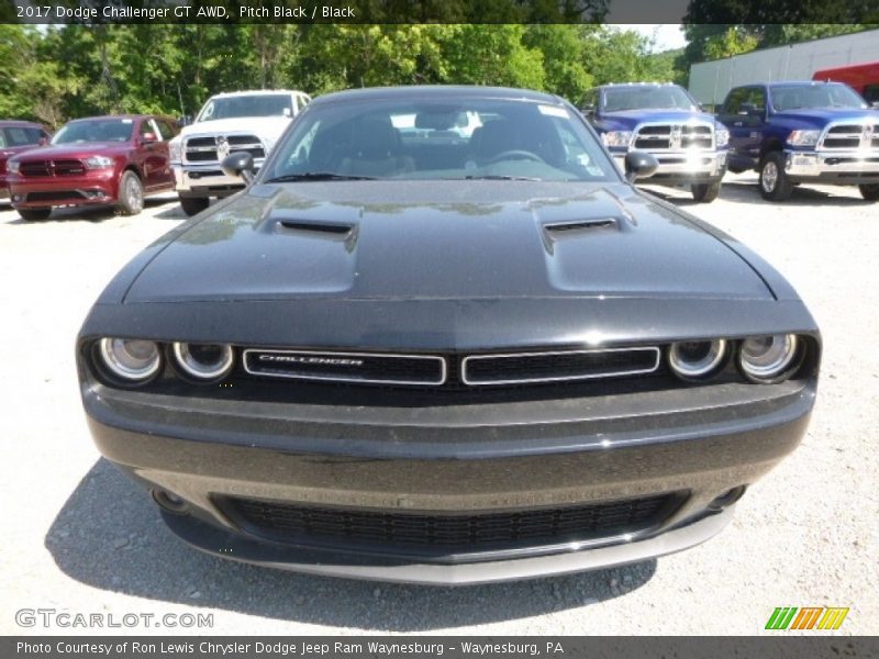 Pitch Black / Black 2017 Dodge Challenger GT AWD