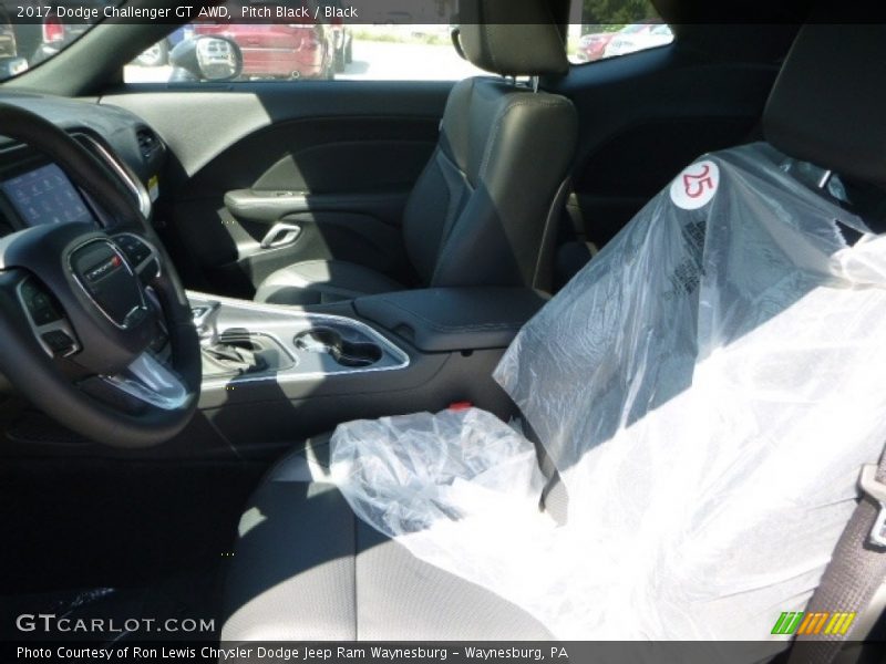 Pitch Black / Black 2017 Dodge Challenger GT AWD