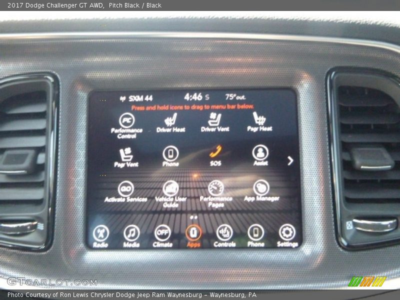 Pitch Black / Black 2017 Dodge Challenger GT AWD