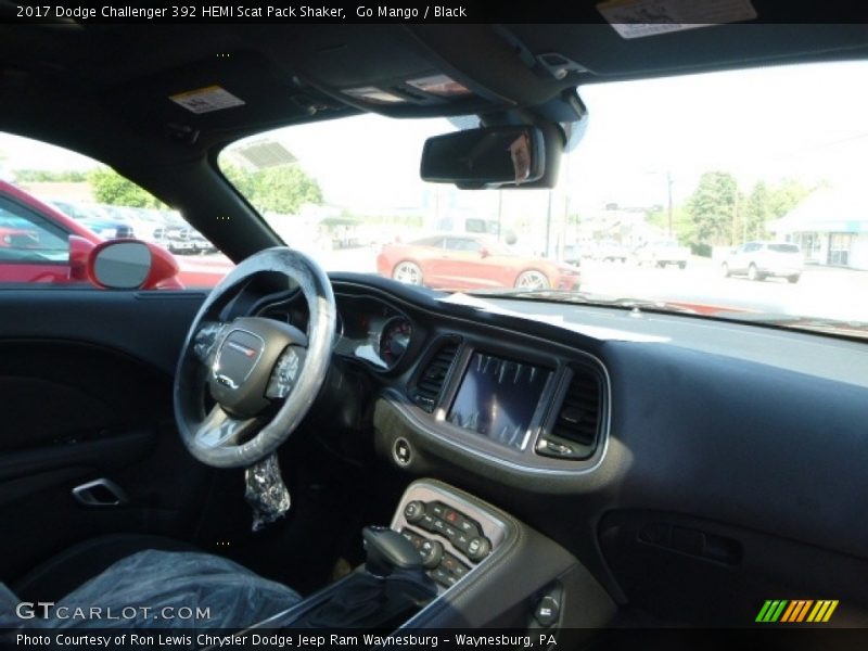 Go Mango / Black 2017 Dodge Challenger 392 HEMI Scat Pack Shaker