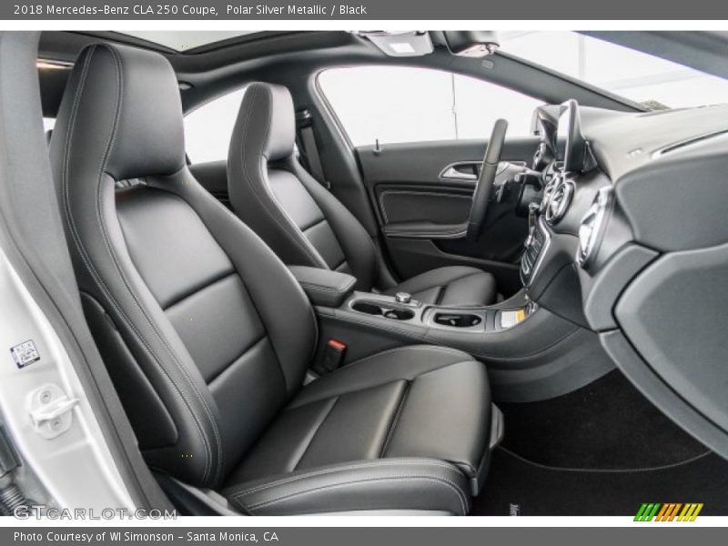 Polar Silver Metallic / Black 2018 Mercedes-Benz CLA 250 Coupe