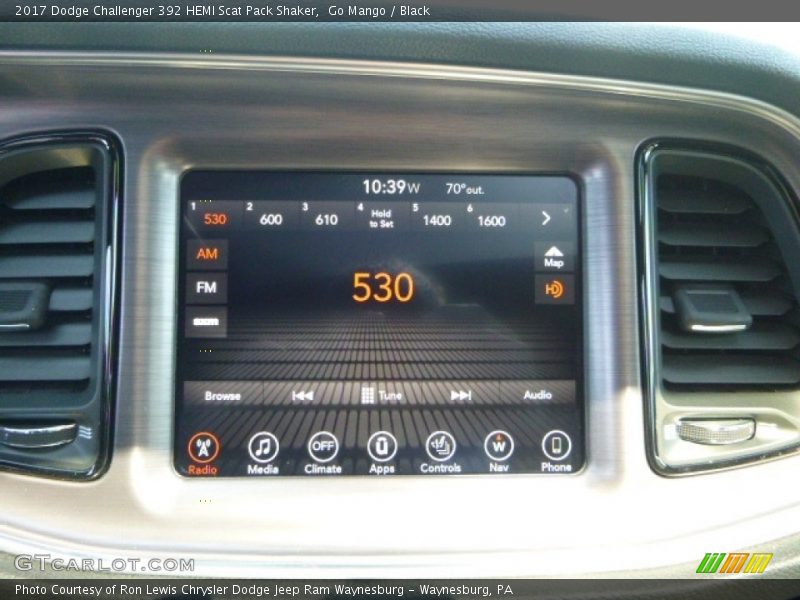 Go Mango / Black 2017 Dodge Challenger 392 HEMI Scat Pack Shaker
