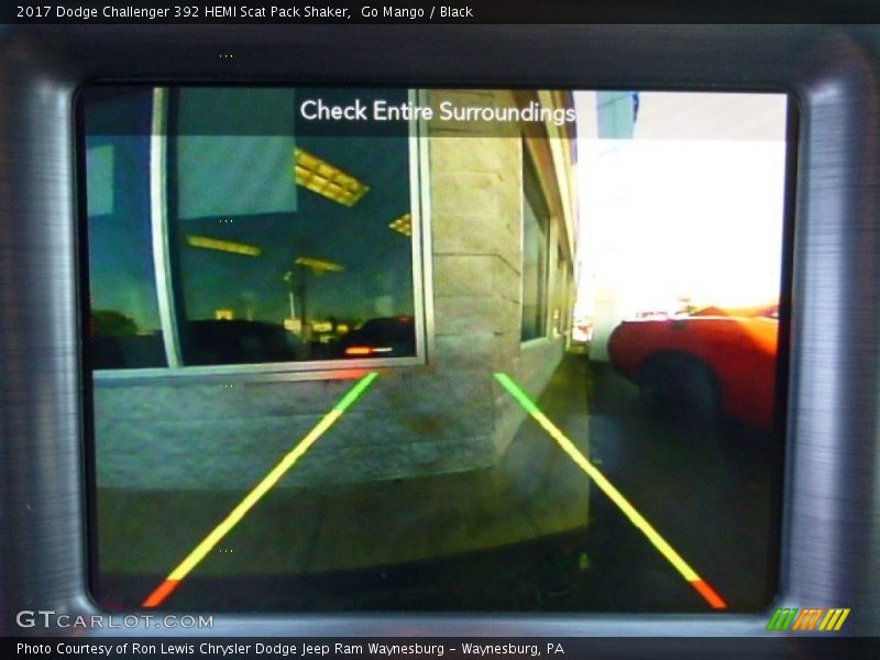 Go Mango / Black 2017 Dodge Challenger 392 HEMI Scat Pack Shaker