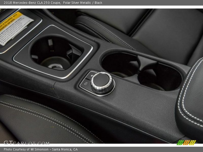 Polar Silver Metallic / Black 2018 Mercedes-Benz CLA 250 Coupe