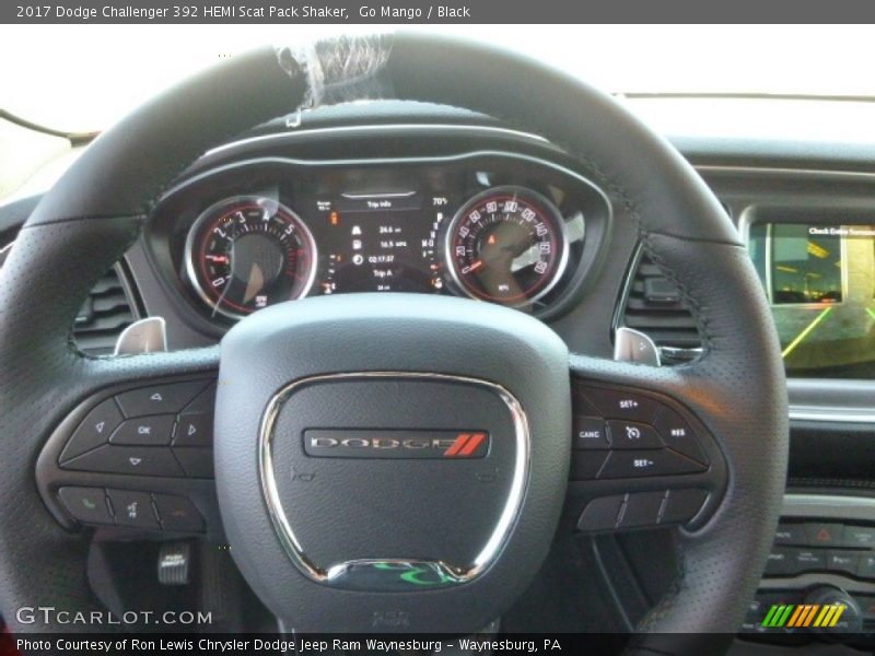 Go Mango / Black 2017 Dodge Challenger 392 HEMI Scat Pack Shaker