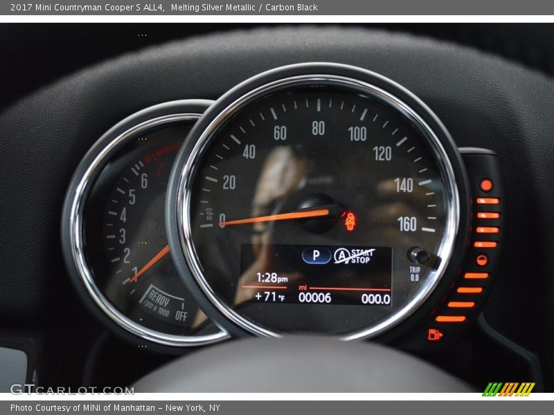 Melting Silver Metallic / Carbon Black 2017 Mini Countryman Cooper S ALL4