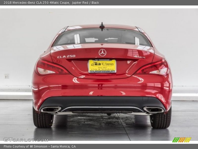 Jupiter Red / Black 2018 Mercedes-Benz CLA 250 4Matic Coupe