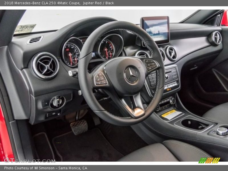 Jupiter Red / Black 2018 Mercedes-Benz CLA 250 4Matic Coupe