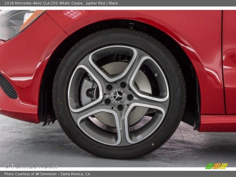 Jupiter Red / Black 2018 Mercedes-Benz CLA 250 4Matic Coupe