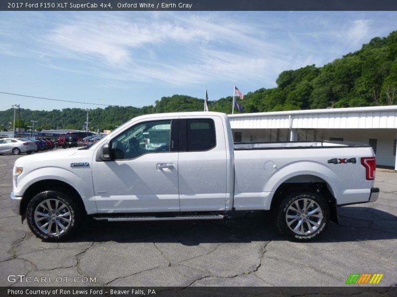 Oxford White / Earth Gray 2017 Ford F150 XLT SuperCab 4x4