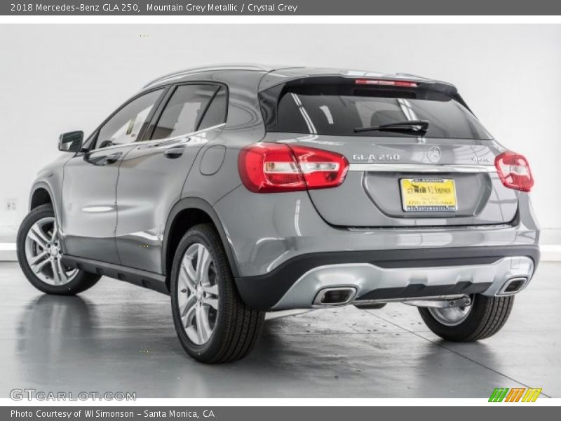 Mountain Grey Metallic / Crystal Grey 2018 Mercedes-Benz GLA 250