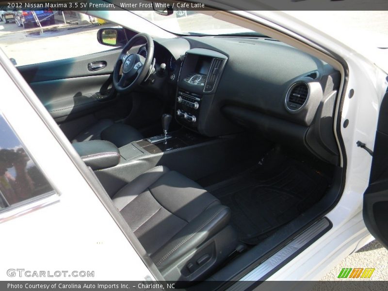 Winter Frost White / Cafe Latte 2012 Nissan Maxima 3.5 SV Premium