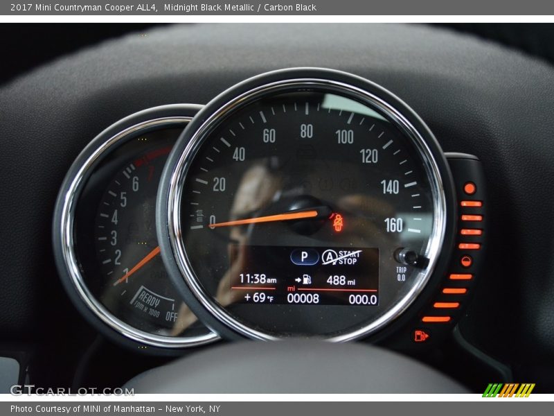 Midnight Black Metallic / Carbon Black 2017 Mini Countryman Cooper ALL4