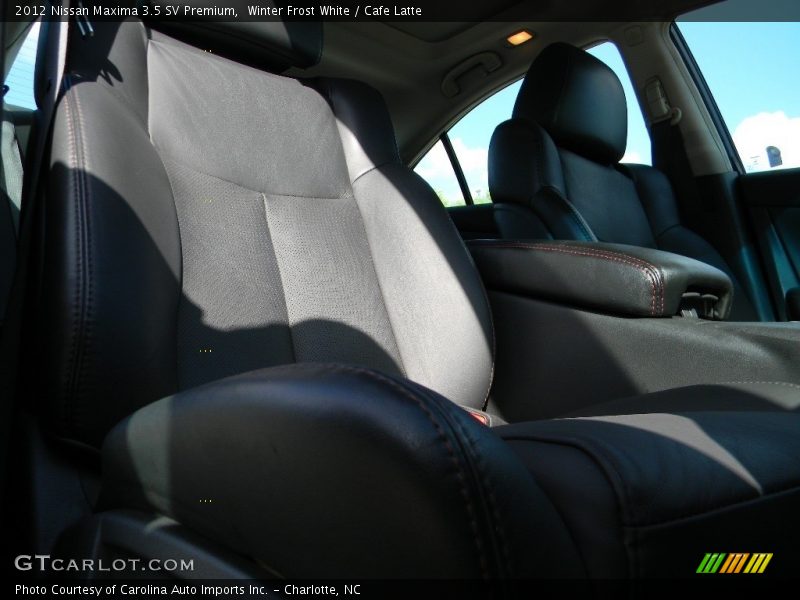 Winter Frost White / Cafe Latte 2012 Nissan Maxima 3.5 SV Premium