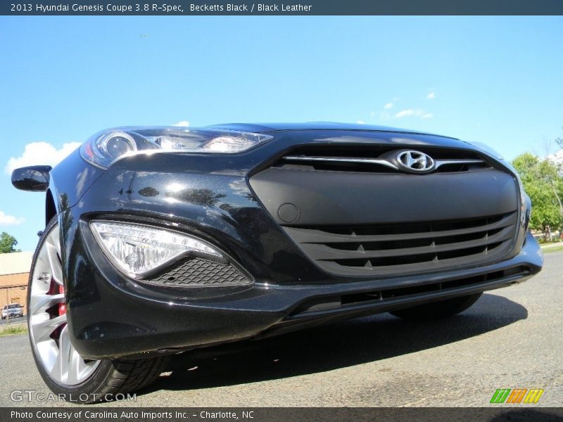 Becketts Black / Black Leather 2013 Hyundai Genesis Coupe 3.8 R-Spec