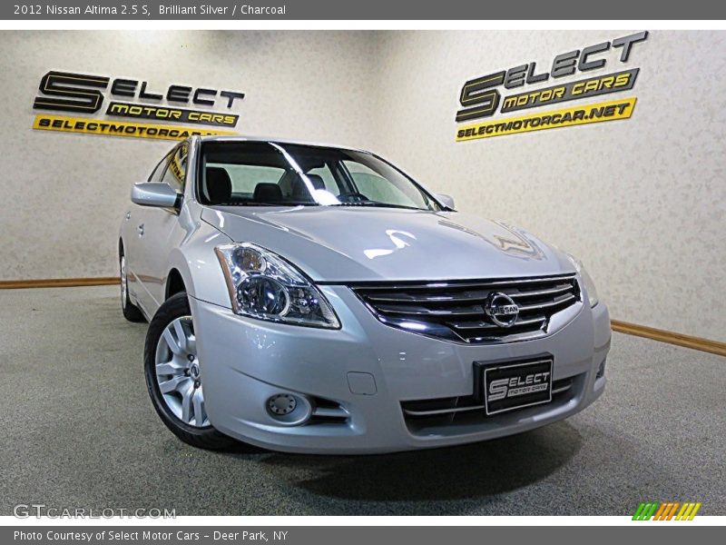 Brilliant Silver / Charcoal 2012 Nissan Altima 2.5 S