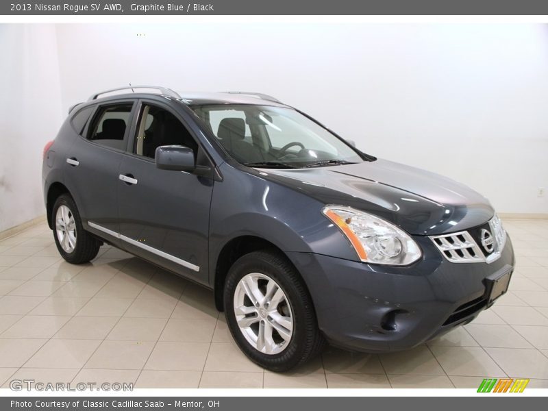 Graphite Blue / Black 2013 Nissan Rogue SV AWD