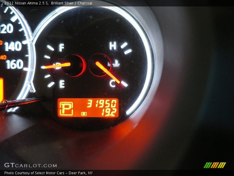 Brilliant Silver / Charcoal 2012 Nissan Altima 2.5 S