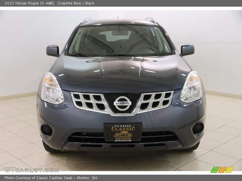Graphite Blue / Black 2013 Nissan Rogue SV AWD