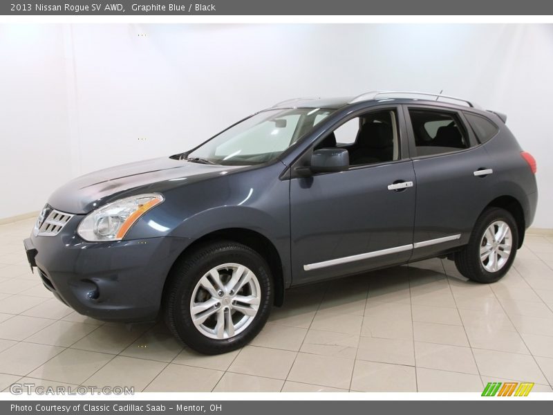 Graphite Blue / Black 2013 Nissan Rogue SV AWD