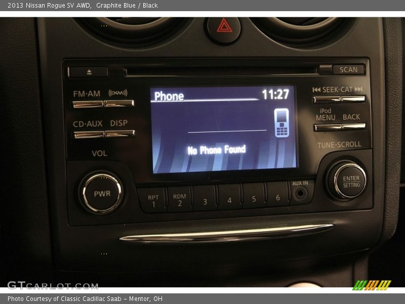 Graphite Blue / Black 2013 Nissan Rogue SV AWD