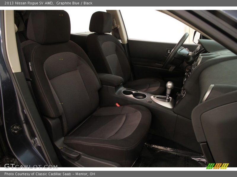 Graphite Blue / Black 2013 Nissan Rogue SV AWD