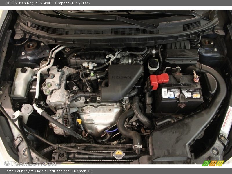 Graphite Blue / Black 2013 Nissan Rogue SV AWD