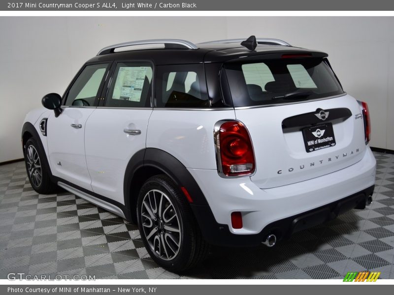 Light White / Carbon Black 2017 Mini Countryman Cooper S ALL4