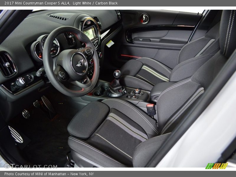 Light White / Carbon Black 2017 Mini Countryman Cooper S ALL4