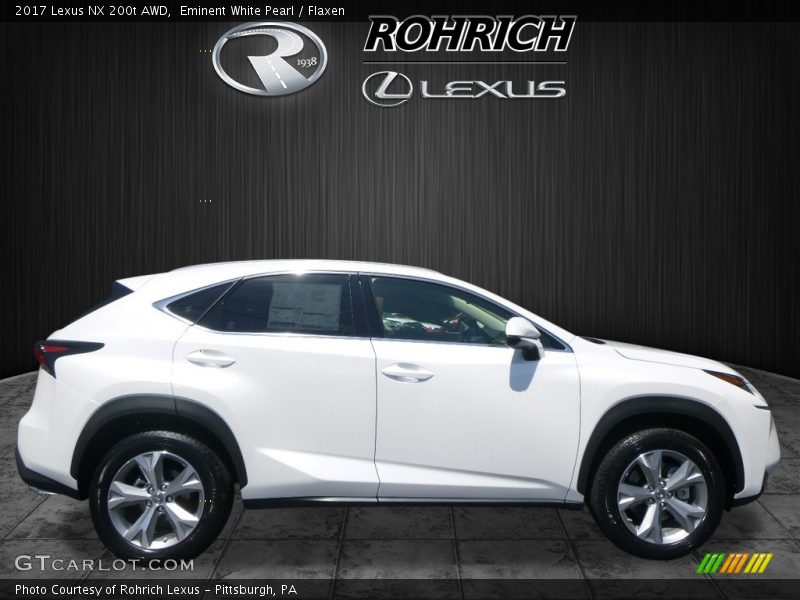 Eminent White Pearl / Flaxen 2017 Lexus NX 200t AWD