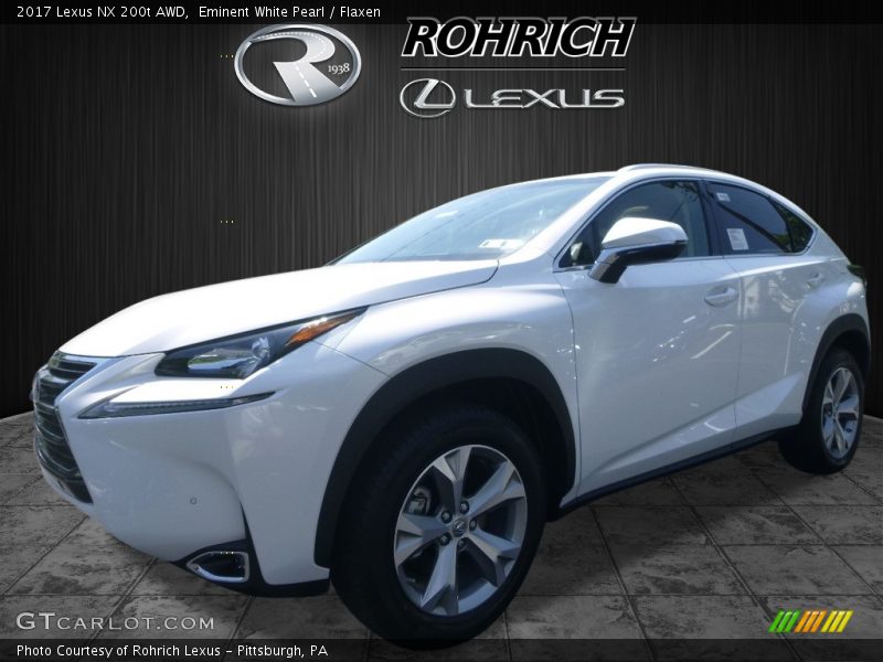 Eminent White Pearl / Flaxen 2017 Lexus NX 200t AWD