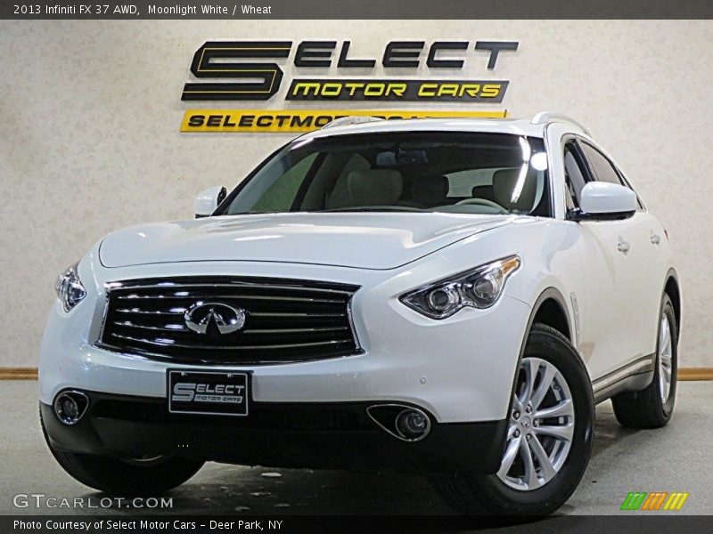 Moonlight White / Wheat 2013 Infiniti FX 37 AWD