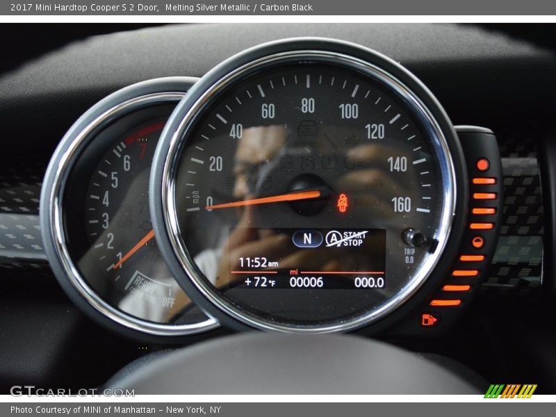 Melting Silver Metallic / Carbon Black 2017 Mini Hardtop Cooper S 2 Door