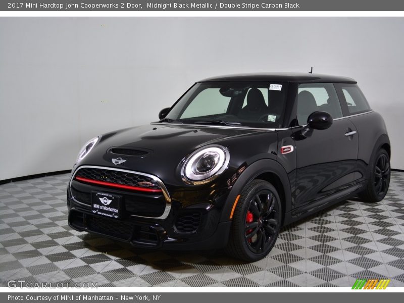 Midnight Black Metallic / Double Stripe Carbon Black 2017 Mini Hardtop John Cooperworks 2 Door