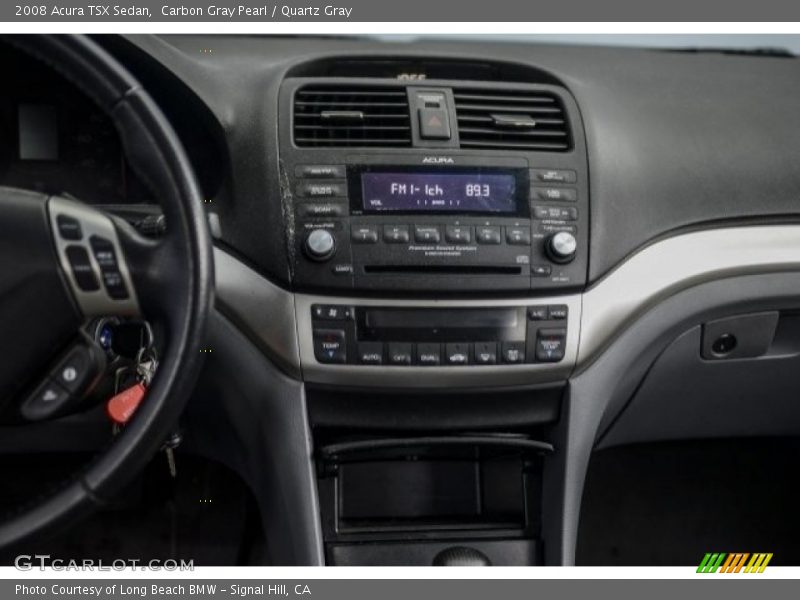 Carbon Gray Pearl / Quartz Gray 2008 Acura TSX Sedan