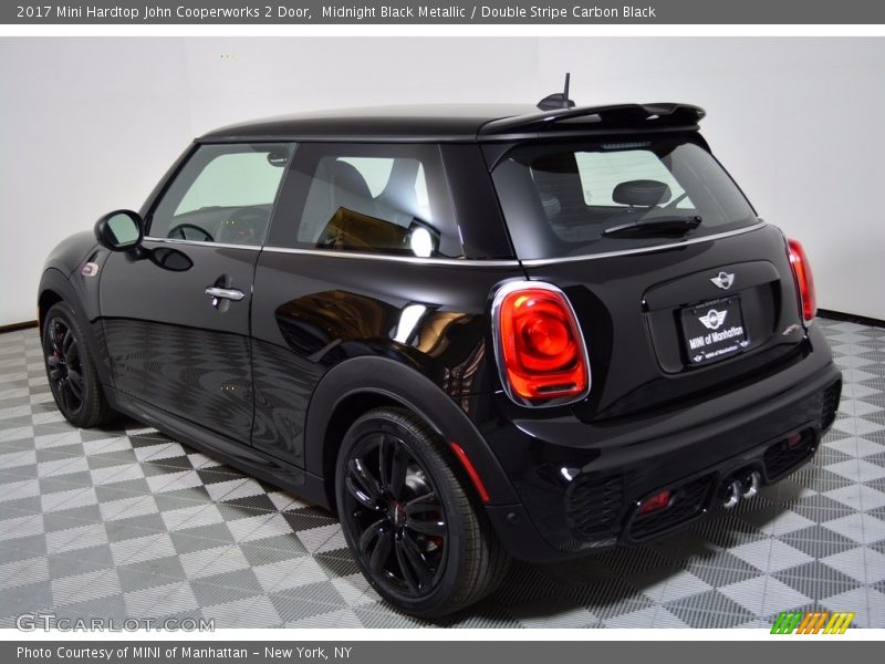 Midnight Black Metallic / Double Stripe Carbon Black 2017 Mini Hardtop John Cooperworks 2 Door