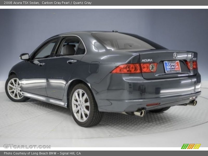 Carbon Gray Pearl / Quartz Gray 2008 Acura TSX Sedan