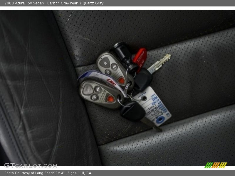 Carbon Gray Pearl / Quartz Gray 2008 Acura TSX Sedan