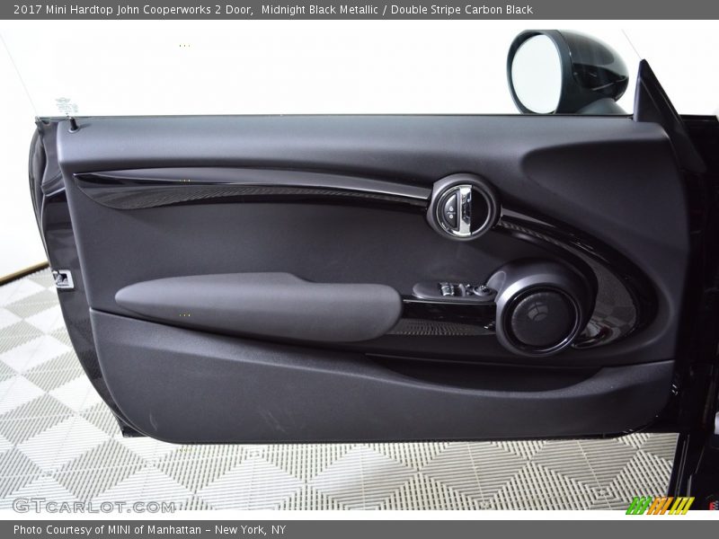 Midnight Black Metallic / Double Stripe Carbon Black 2017 Mini Hardtop John Cooperworks 2 Door