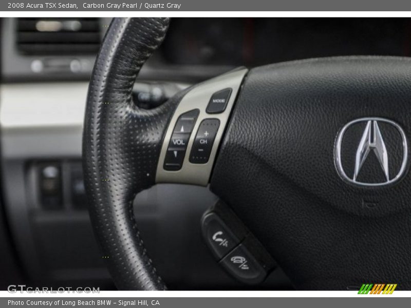 Carbon Gray Pearl / Quartz Gray 2008 Acura TSX Sedan